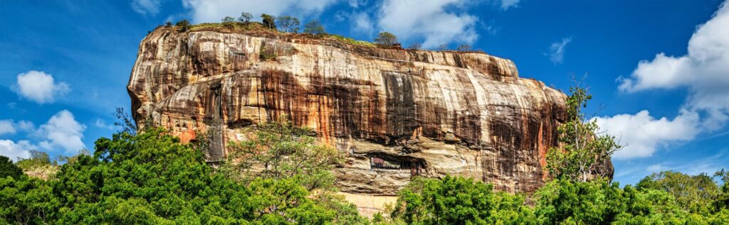En bild på Sigiriya Rock